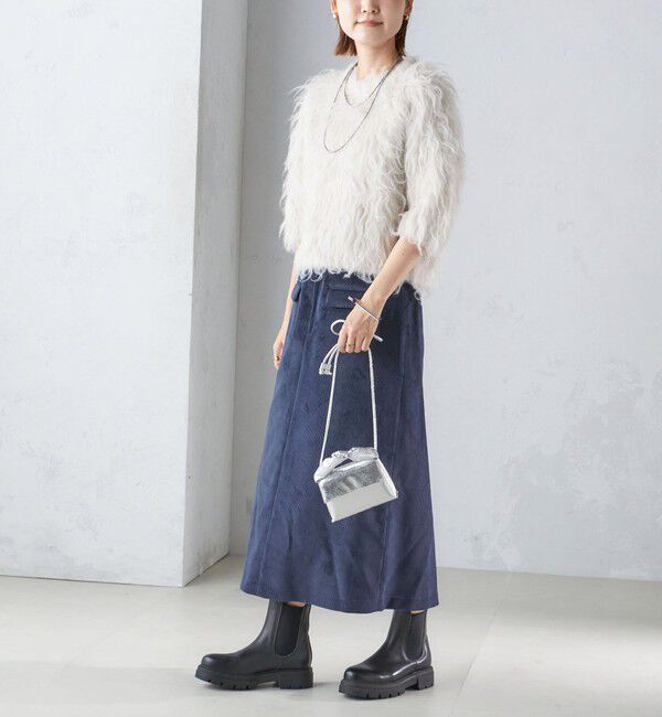 SHIPS for women「〈洗濯機可能〉コーデュロイ セミフレア スカート」|スカート|