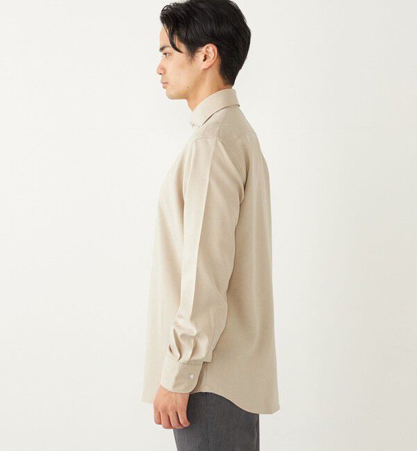 SHIPS Colors 「SHIPS Colors:〈洗濯機可能〉イージーケア ウールライク ワイドカラー シャツ」|シャツ・ブラウス|