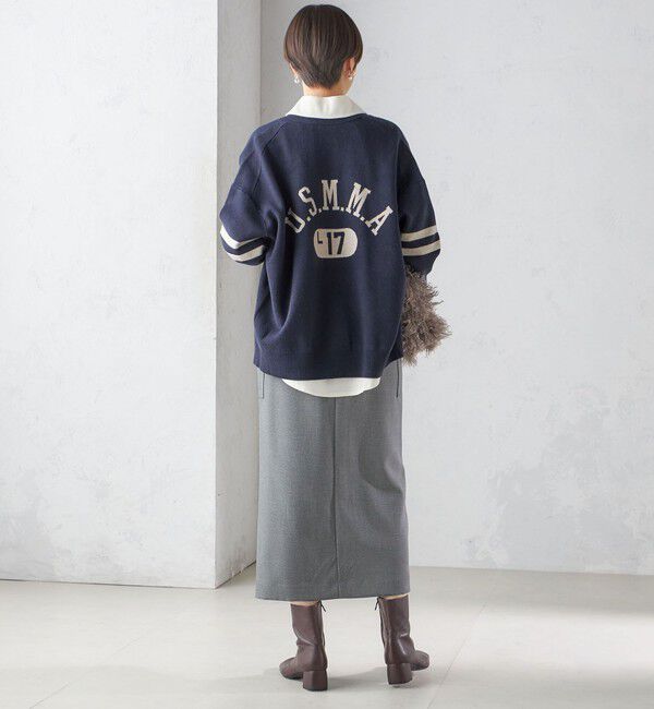 SHIPS for women「〈手洗い可能〉シャーク ツイード ポケット スカート」|スカート|