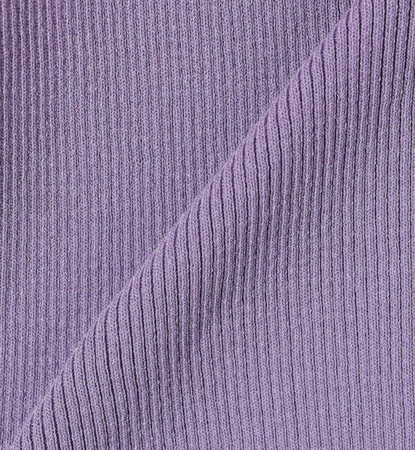 SHIPS for women「〈手洗い可能〉レーヨン ポリ リブ クルーネック カーディガン」|カーディガン|