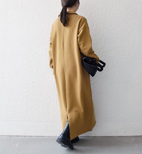 SHIPS any「SHIPS any:〈洗濯機可能〉USA コットン 裏起毛 ハーフジップ ワンピース」|ワンピース|