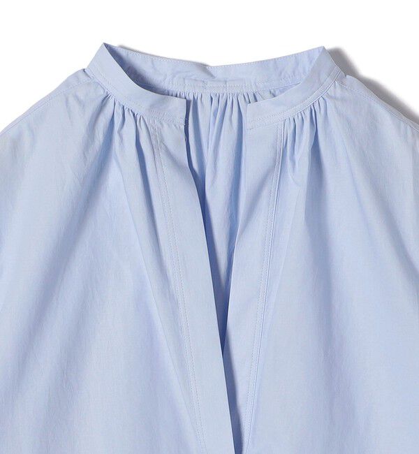 SHIPS for women「〈手洗い可能〉コットン ギャザー チュニック ブラウス」|シャツ・ブラウス|