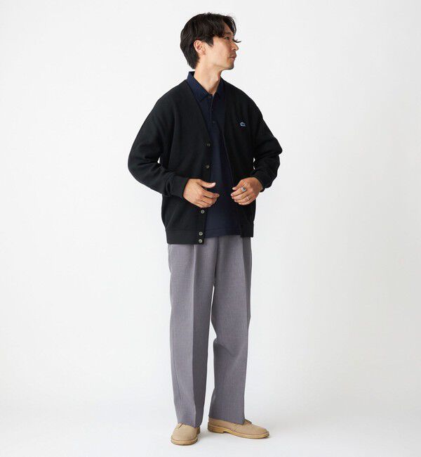 SHIPS「【SHIPS別注】LACOSTE: コットン/ポリエステル Vネック カーディガン 24FW」|カーディガン|