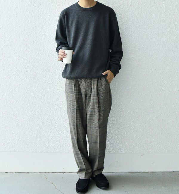 SHIPS any「SHIPS any: 〈手洗い可能〉コットン カシミヤ スウェットライク ニット 24FW◇」|ニット・セーター|