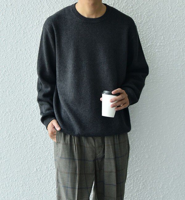 SHIPS any「SHIPS any: 〈手洗い可能〉コットン カシミヤ スウェットライク ニット 24FW◇」|ニット・セーター|