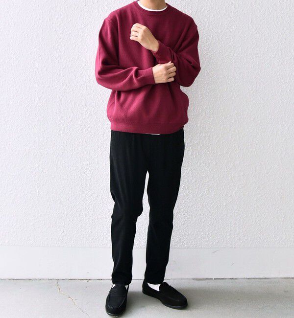 SHIPS any「SHIPS any: 〈手洗い可能〉コットン カシミヤ スウェットライク ニット 24FW◇」|ニット・セーター|