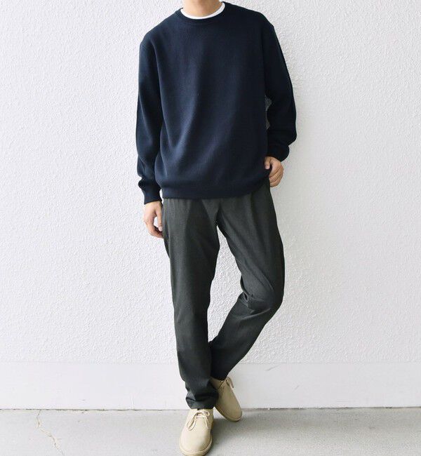 SHIPS any「SHIPS any: 〈手洗い可能〉コットン カシミヤ スウェットライク ニット 24FW◇」|ニット・セーター|