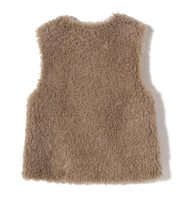 SHIPS for women「SHIPS Primary Navy Label:カーリー ジレ」|ベスト・ジレ|