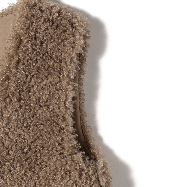 SHIPS for women「SHIPS Primary Navy Label:カーリー ジレ」|ベスト・ジレ|