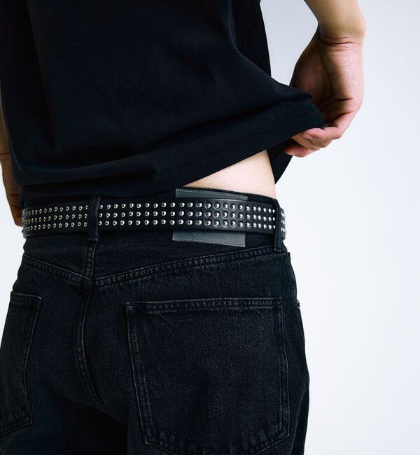 SHIPS「City Ambient Products: ワンサイズ スタッズベルト」|ベルト|