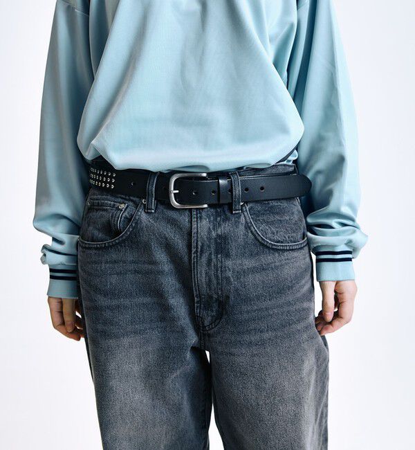 SHIPS「City Ambient Products: ワンサイズ スタッズベルト」|ベルト|