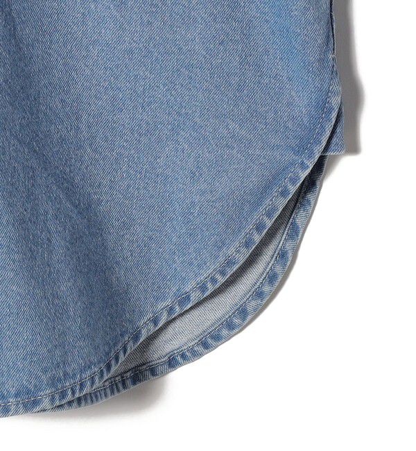 SHIPS for women「〈洗濯機可能〉デニム 刺繍 オーバー シャツ」|シャツ・ブラウス|