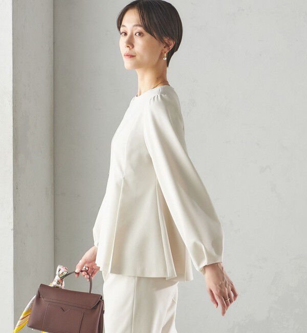 SHIPS for women「ダブル クロス ブラウス（セレモニー対応可）」|シャツ・ブラウス|