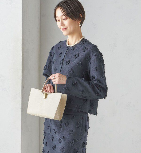 SHIPS for women「IFANSI ノーカラー ジャケット（セレモニー対応可）」|ノーカラージャケット|