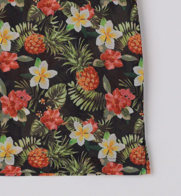 SHIPS「SHIPS: メッシュ プリント レギュラーカラー ショートスリーブ シャツ」|シャツ・ブラウス|