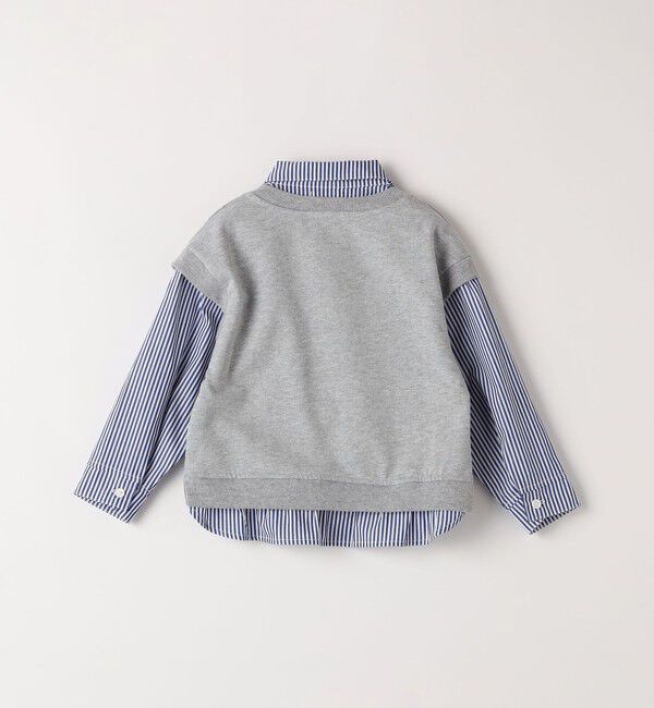 SHIPS Colors 「SHIPS Colors:90～140cm /〈洗濯機可能〉ベスト ドッキング シャツ」|シャツ・ブラウス|