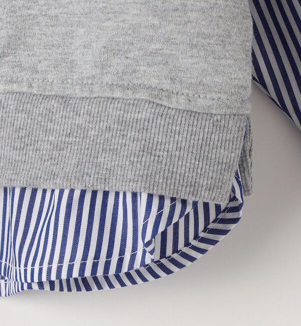 SHIPS Colors 「SHIPS Colors:90～140cm /〈洗濯機可能〉ベスト ドッキング シャツ」|シャツ・ブラウス|