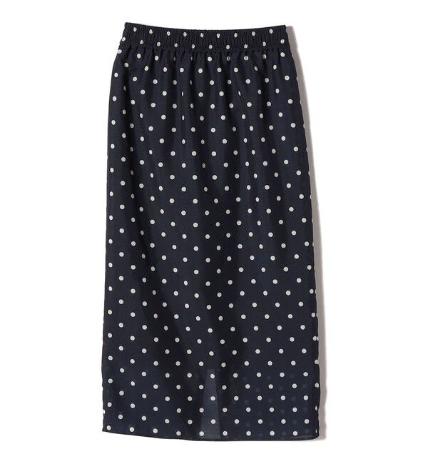 SHIPS for women「〈手洗い可能〉ウエスト ゴム シアー ドット タイト スカート」|スカート|