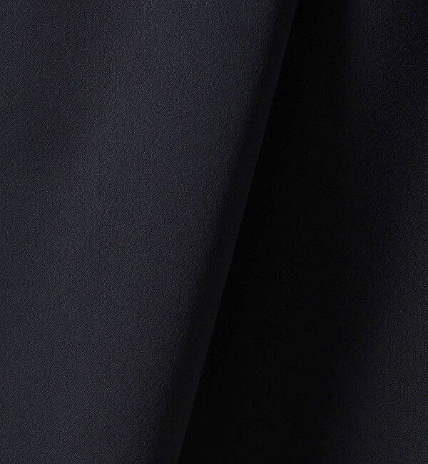 SHIPS for women「〈手洗い可能〉バックサテン Vネック ロング スリーブ ブラウス」|シャツ・ブラウス|