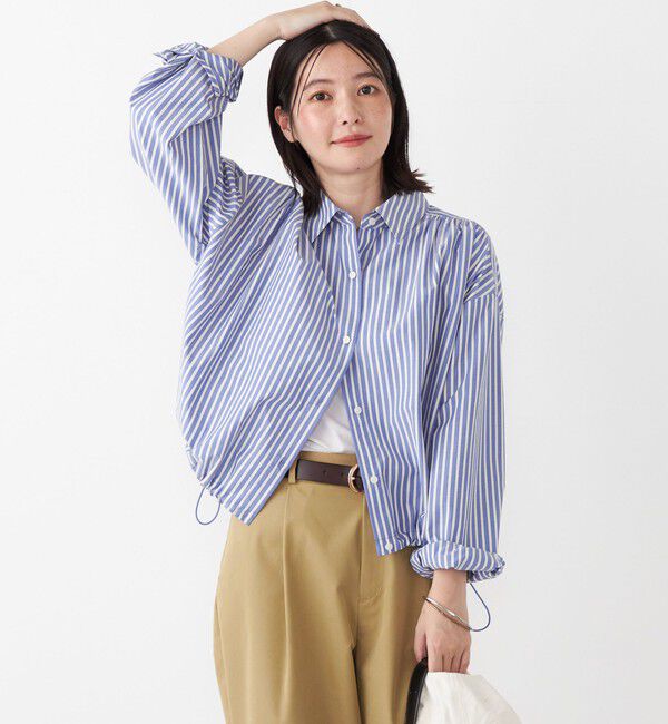 SHIPS Colors 「SHIPS Colors:〈洗濯機可能〉TC シャツ ブルゾン」|シャツ・ブラウス|