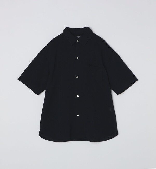 SHIPS Colors 「SHIPS Colors:〈洗濯機可能〉シャリル ジャージー シャツ◇」|シャツ・ブラウス|ダークブルー