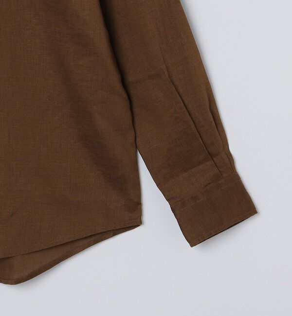 SHIPS「SHIPS: フレックスリネン レギュラーカラー  ロングスリーブ シャツ」|シャツ・ブラウス|