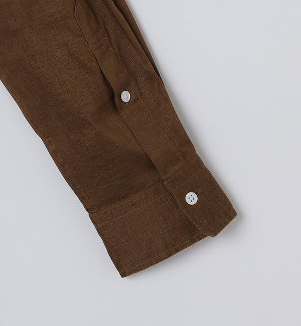 SHIPS「SHIPS: フレックスリネン レギュラーカラー  ロングスリーブ シャツ」|シャツ・ブラウス|