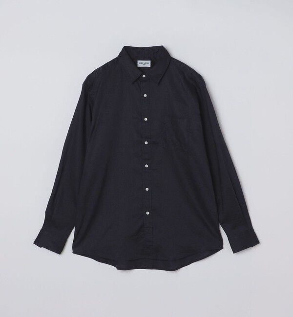 SHIPS「SHIPS: フレックスリネン レギュラーカラー  ロングスリーブ シャツ」|シャツ・ブラウス|