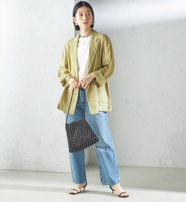 SHIPS for women「The Bagmati:オーガンジー 巾着 マクラメ バッグ」|ショルダー・メッセンジャー|