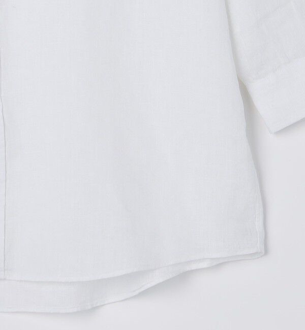 SHIPS「SHIPS: レイモンド レギュラーカラー リネン 7スリーブ シャツ」|シャツ・ブラウス|