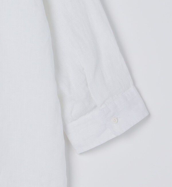 SHIPS「SHIPS: レイモンド レギュラーカラー リネン 7スリーブ シャツ」|シャツ・ブラウス|