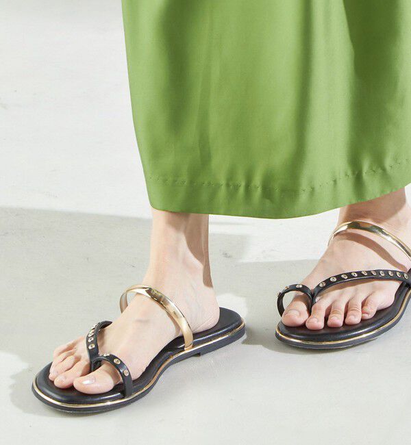 SHIPS for women「ビジュー フラット サンダル」|サンダル|