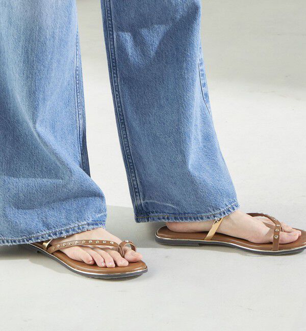 SHIPS for women「ビジュー フラット サンダル」|サンダル|