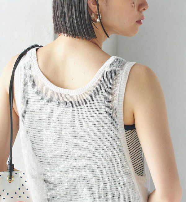 SHIPS for women「〈手洗い可能〉前後 2WAY イタリアン シアー リネン ワンピース」|ワンピース|