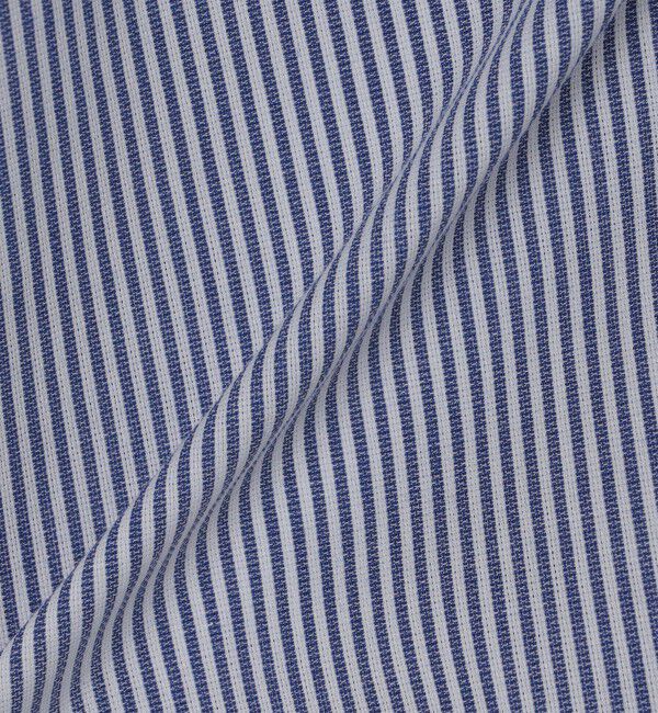 SHIPS「SHIPS: アイスコットン からみ織り セミワイドカラー シャツ」|シャツ・ブラウス|