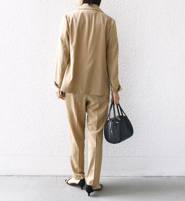 SHIPS for women「〈手洗い可能〉FUNCTIONAL テーパード パンツ（セットアップ対応）」|その他|