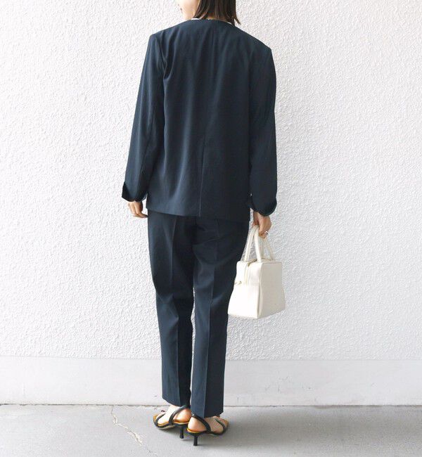 SHIPS for women「〈手洗い可能〉FUNCTIONAL テーパード パンツ（セットアップ対応）」|その他|