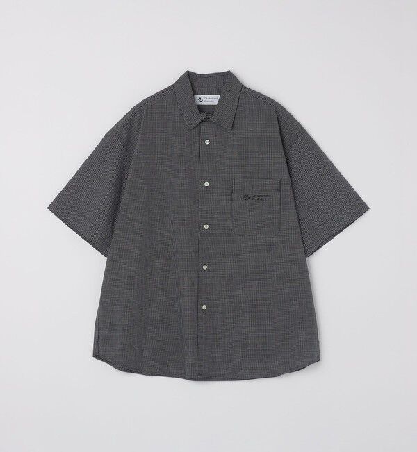 SHIPS「City Ambient Products: レギュラーカラー ブロード オーバー シャツ (半袖)」|シャツ・ブラウス|ブラック