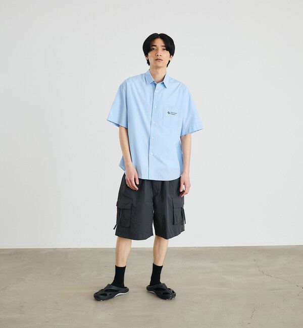 SHIPS「City Ambient Products: レギュラーカラー ブロード オーバー シャツ (半袖)」|シャツ・ブラウス|