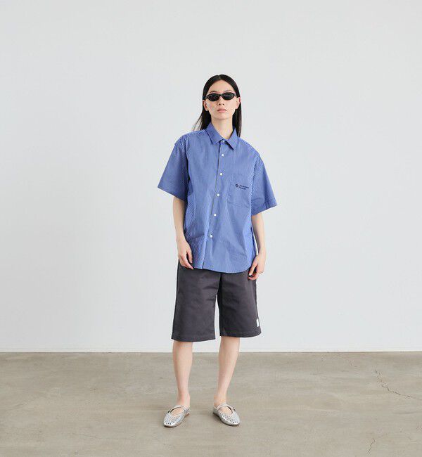 SHIPS「City Ambient Products: レギュラーカラー ブロード オーバー シャツ (半袖)」|シャツ・ブラウス|