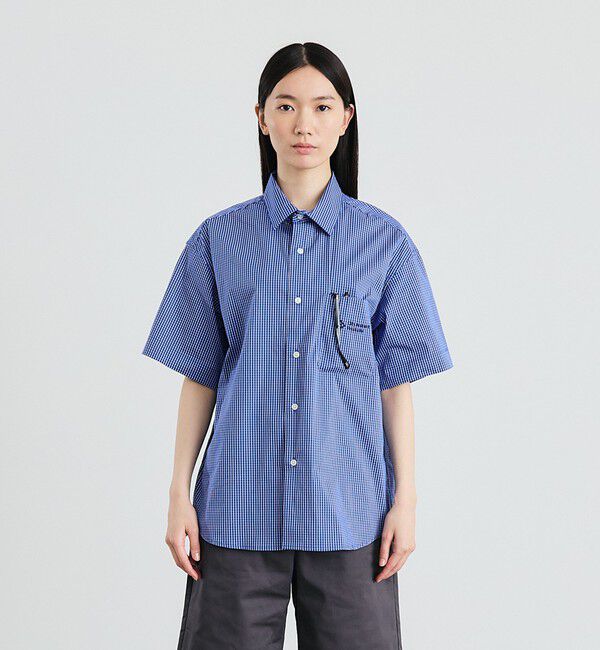 SHIPS「City Ambient Products: レギュラーカラー ブロード オーバー シャツ (半袖)」|シャツ・ブラウス|