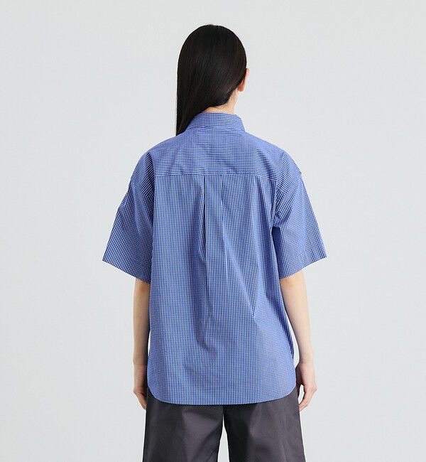 SHIPS「City Ambient Products: レギュラーカラー ブロード オーバー シャツ (半袖)」|シャツ・ブラウス|