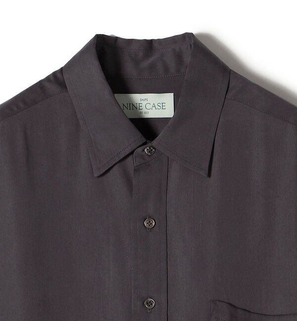 SHIPS for women「SHIPS NINE CASE:〈手洗い可能〉オーバーサイズ シャツ」|シャツ・ブラウス|