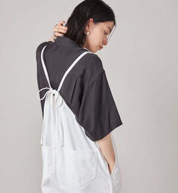 SHIPS for women「SHIPS NINE CASE:〈手洗い可能〉オーバーサイズ シャツ」|シャツ・ブラウス|