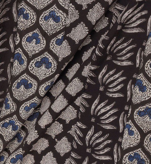 SHIPS「RAJAT: ブロック プリント パッチワーク ショートスリーブ シャツ」|シャツ・ブラウス|