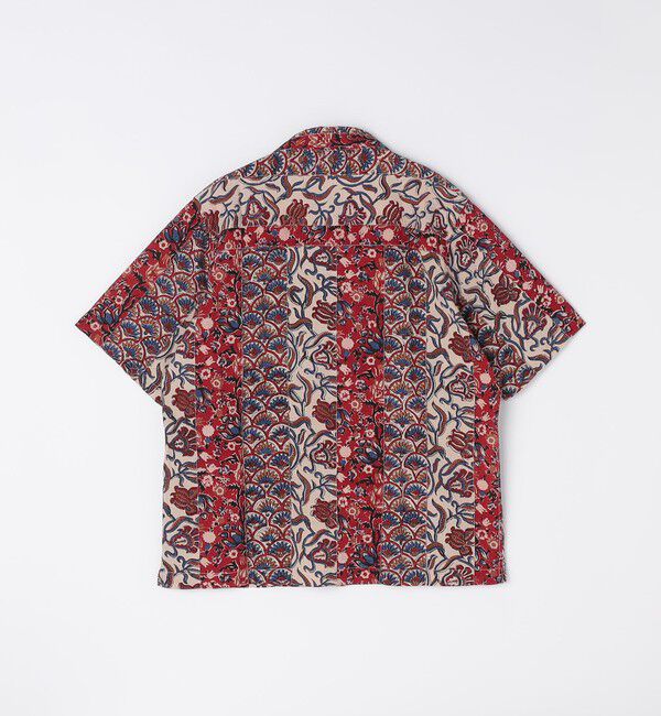 SHIPS「RAJAT: ブロック プリント パッチワーク ショートスリーブ シャツ」|シャツ・ブラウス|