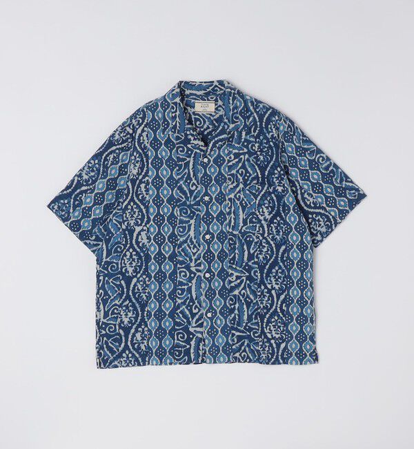 SHIPS「RAJAT: ブロック プリント パッチワーク ショートスリーブ シャツ」|シャツ・ブラウス|