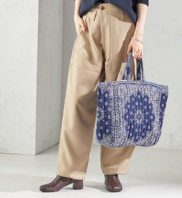 SHIPS for women「MALUS: バンダナ キルティング ビッグ トート バッグ」|トートバッグ|