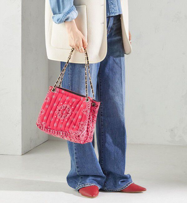 SHIPS for women「MALUS: バンダナ キルティング ショルダー バッグ」|ショルダー・メッセンジャー|