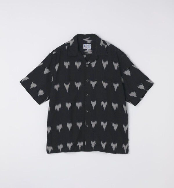 SHIPS「【SHIPS別注】THE ALASKAN: OPEN IKAT S/S」|シャツ・ブラウス|ブラック